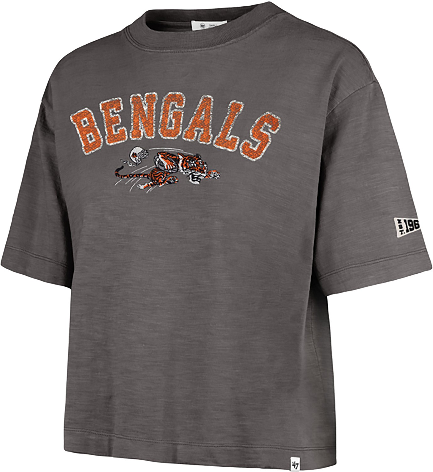 '47 Women's Cincinnati Bengals Elmore Heavy Slub Graphic T-shirt
