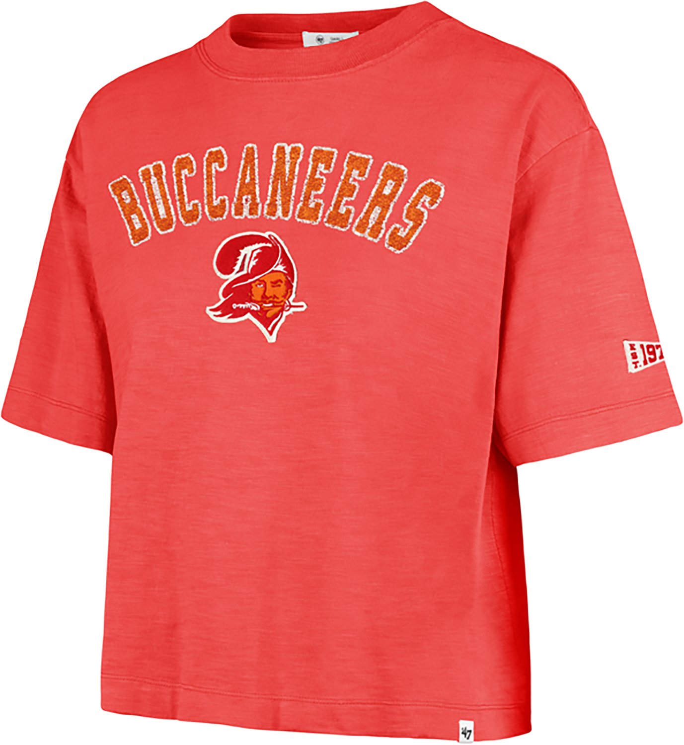 '47 Women's Tampa Bay Buccaneers Elmore Heavy Slub Graphic T-shirt