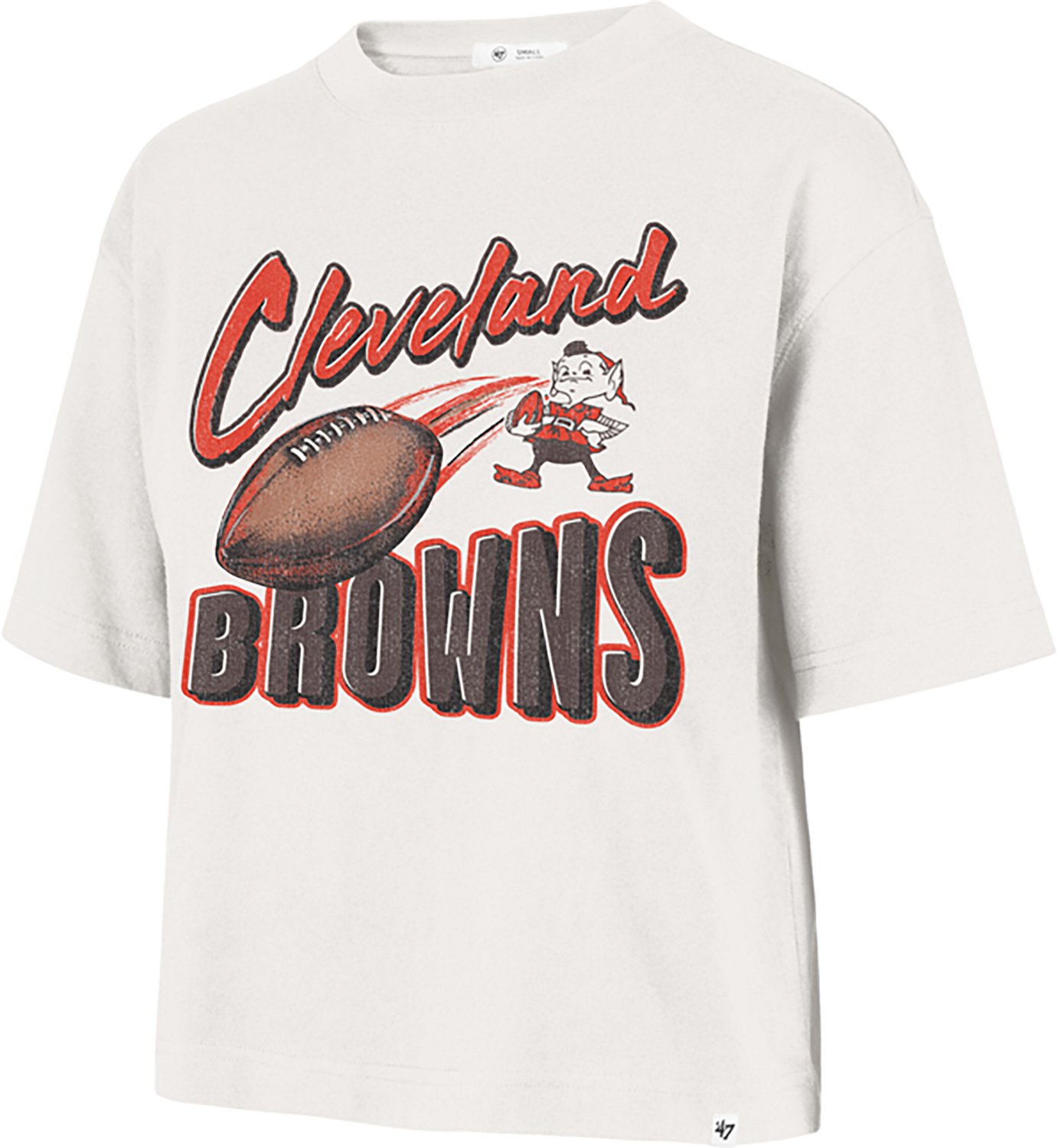 '47 Women's Browns Dime Time Reed City Short Sleeve T-shirt