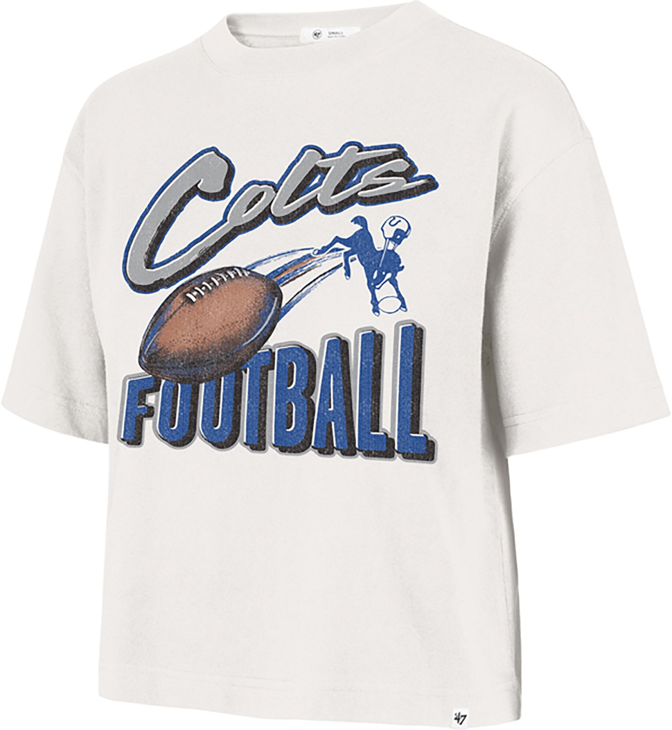 '47 Women's Colts Dime Time Reed City Short Sleeve T-shirt