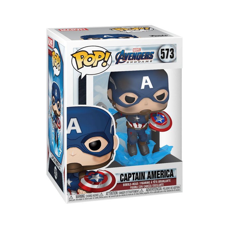 Funko Pop! Captain America with Broken Shield #573