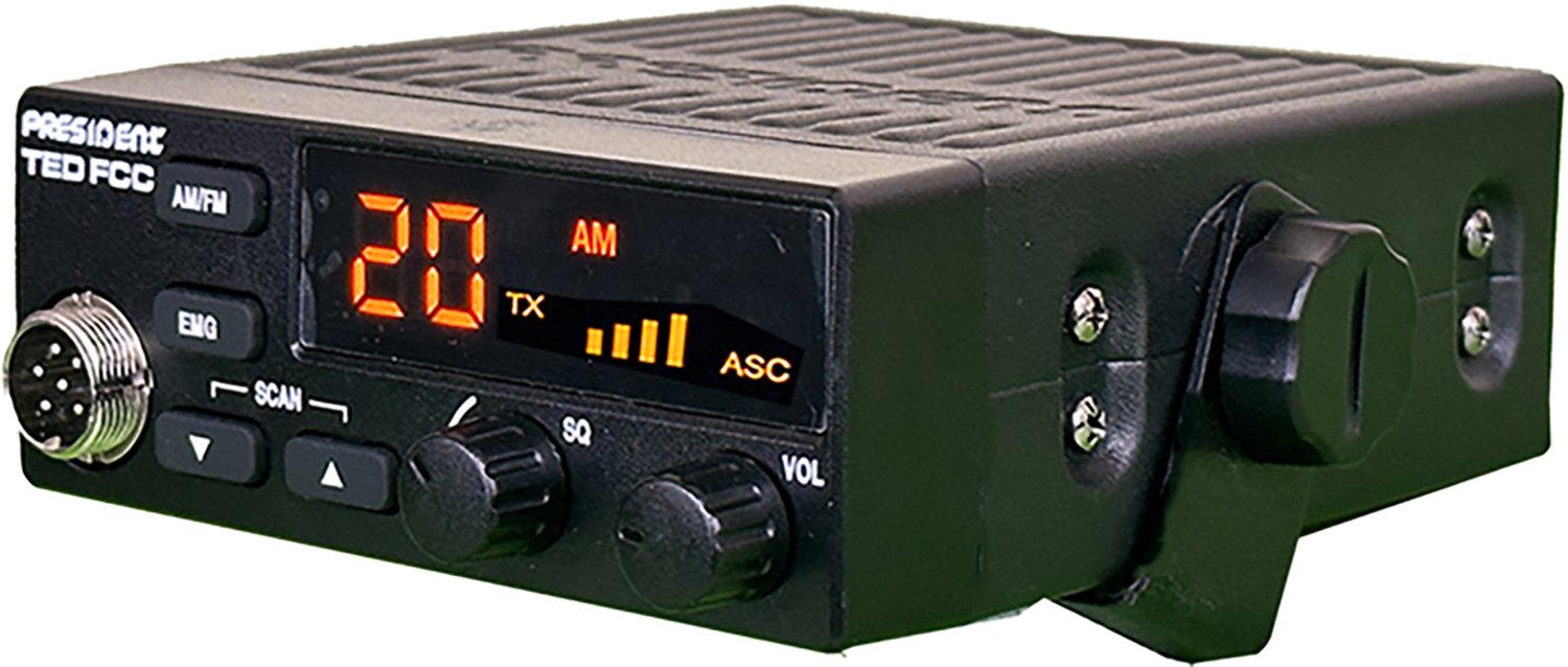 Petra President CB Radio Starter Kit with TED FCC 40-Channel 12V AM/FM CB Radio and Virginia-Fixed Magnet-Mounted Antenna - view number 4