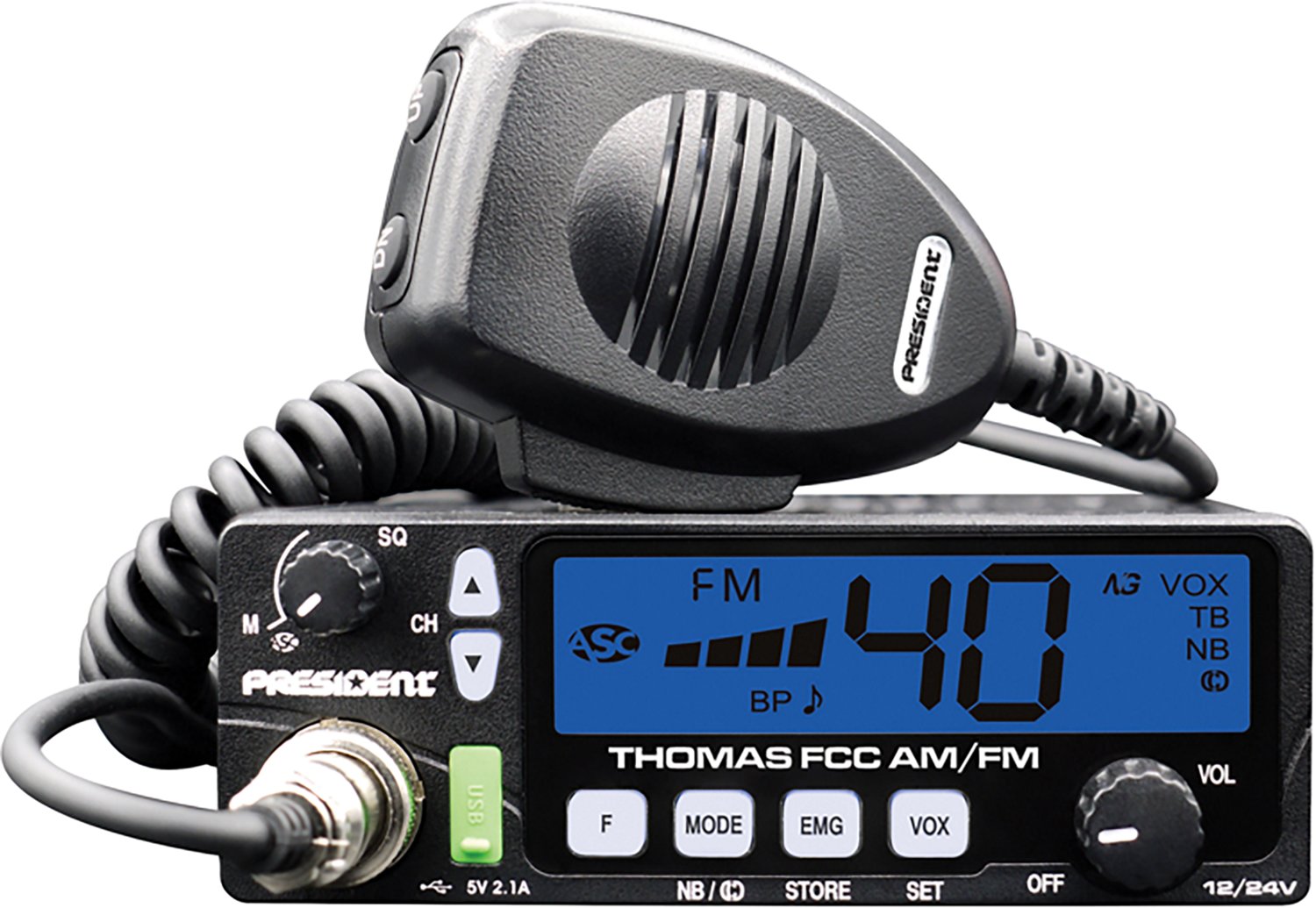 Petra President Thomas FCC 40-Channel CB Radio - view number 2