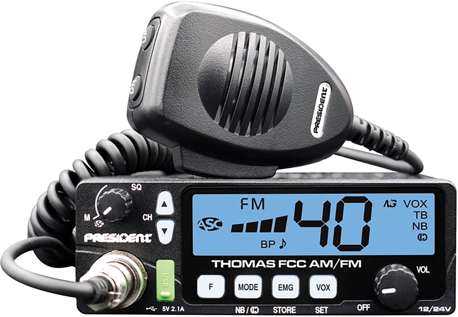 Petra President Thomas FCC 40-Channel CB Radio - view number 3