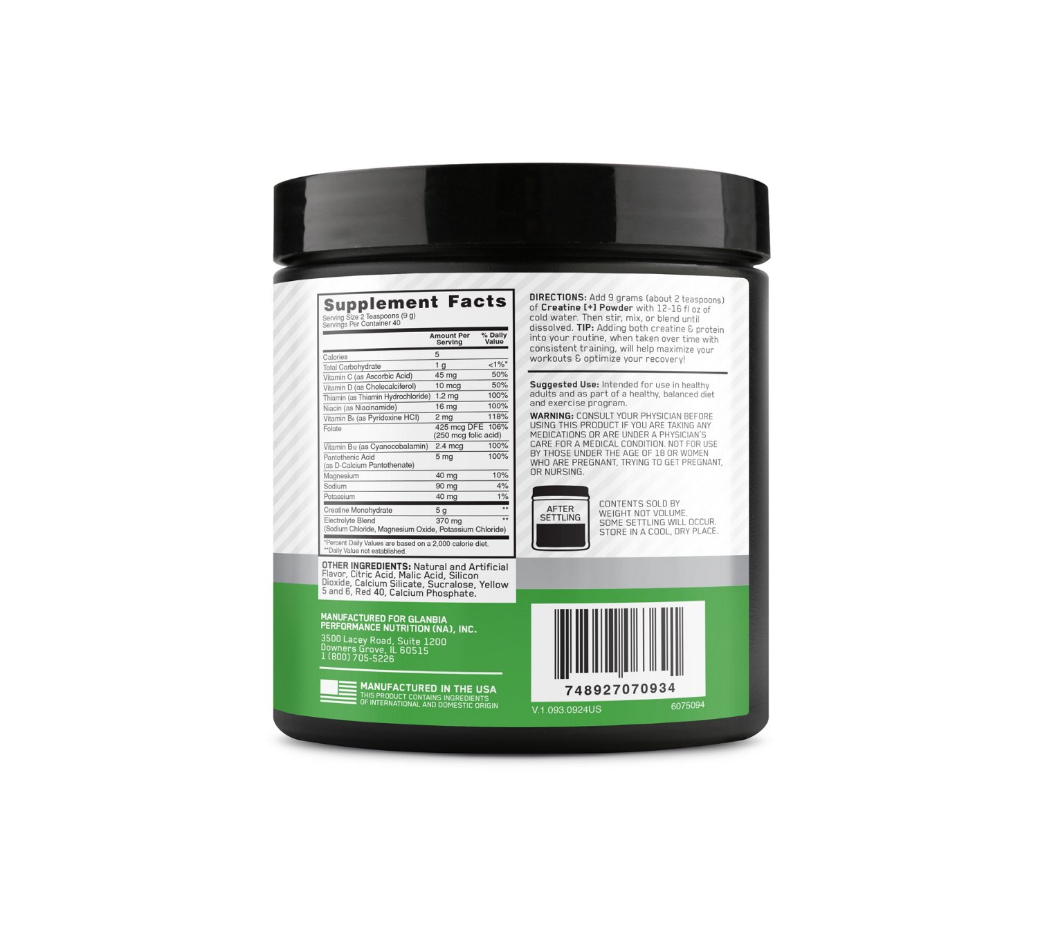 Optimum Nutrition Creatine Monohydrate Plus - 40 servings - view number 3