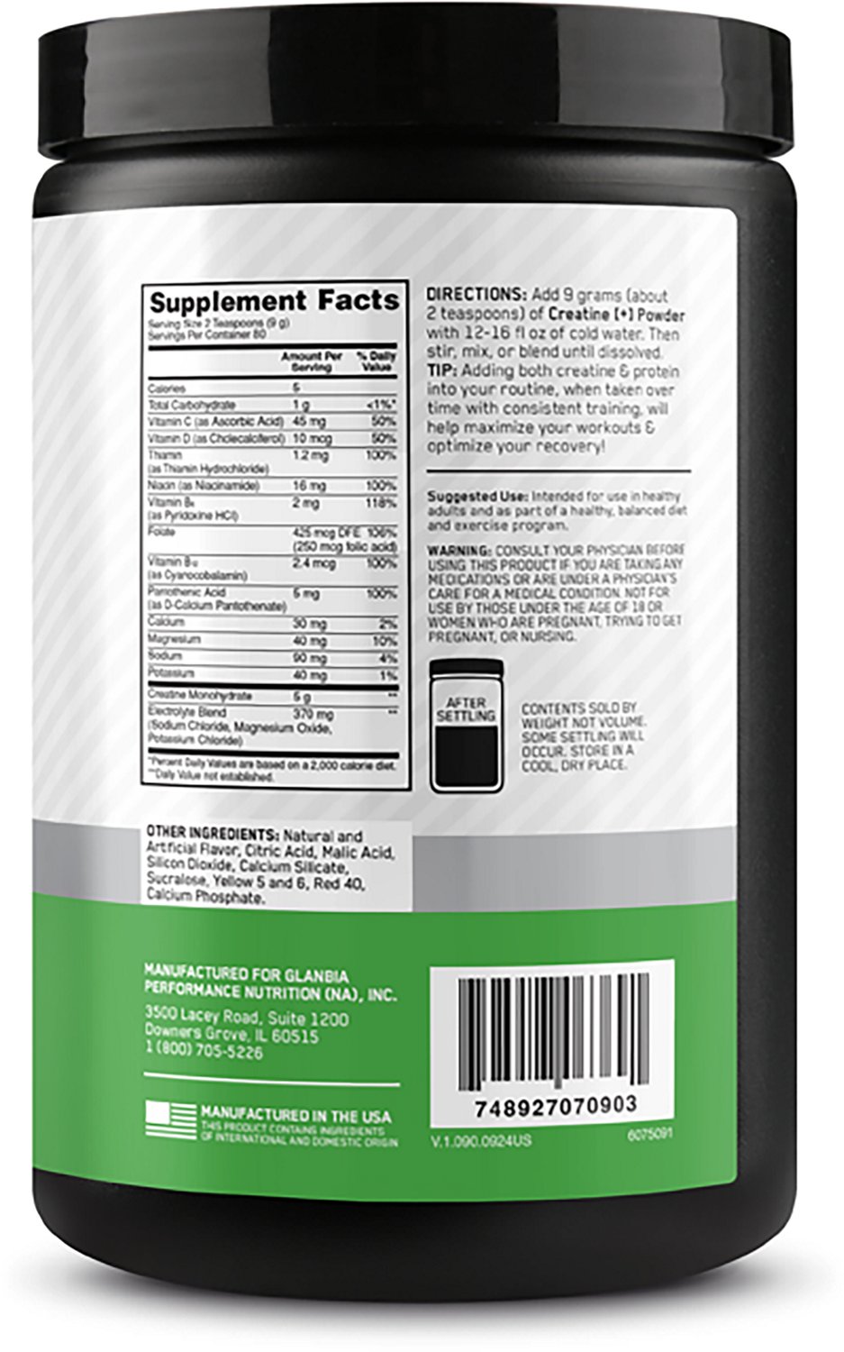 Optimum Nutrition Creatine+ Enhanced 3-in-1 Formula