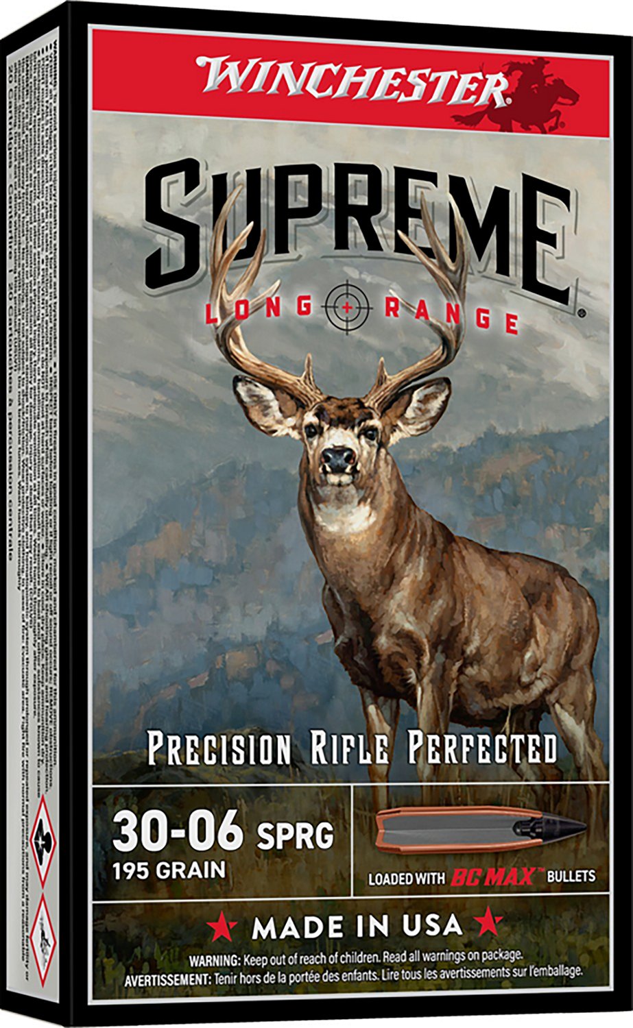 Winchester Supreme Long Range .30-06 Springfield 195 gr Centerfire Rifle Ammunition