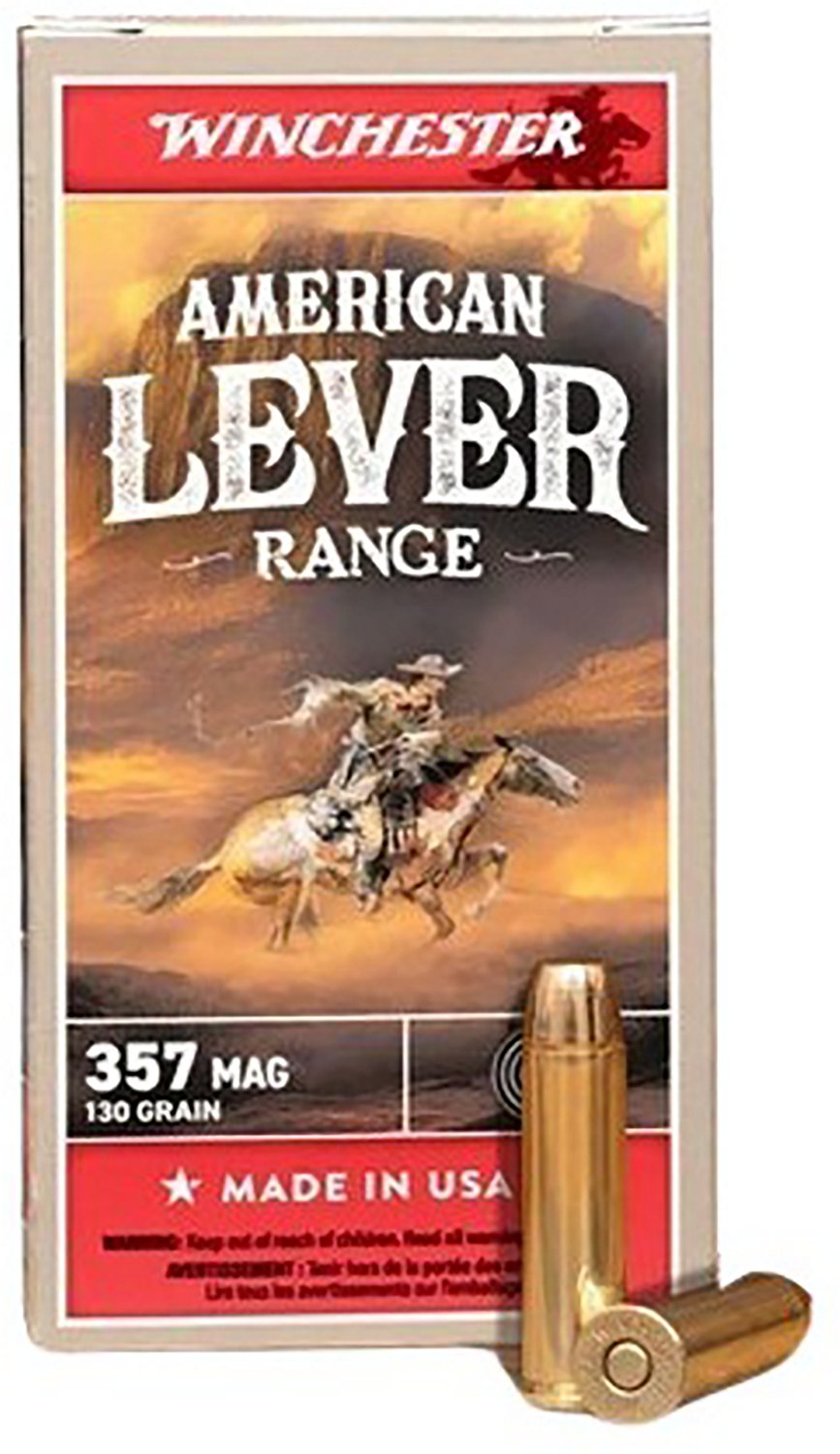 Winchester American Lever Range .357 Magnum 130 gr Centerfire Handgun Ammunition