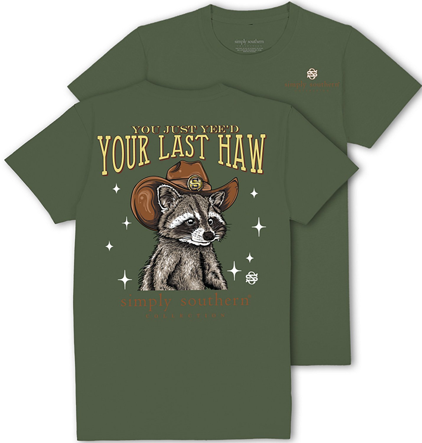 Simply Southern Women's Raccoon Haw T-shirt - view number 4