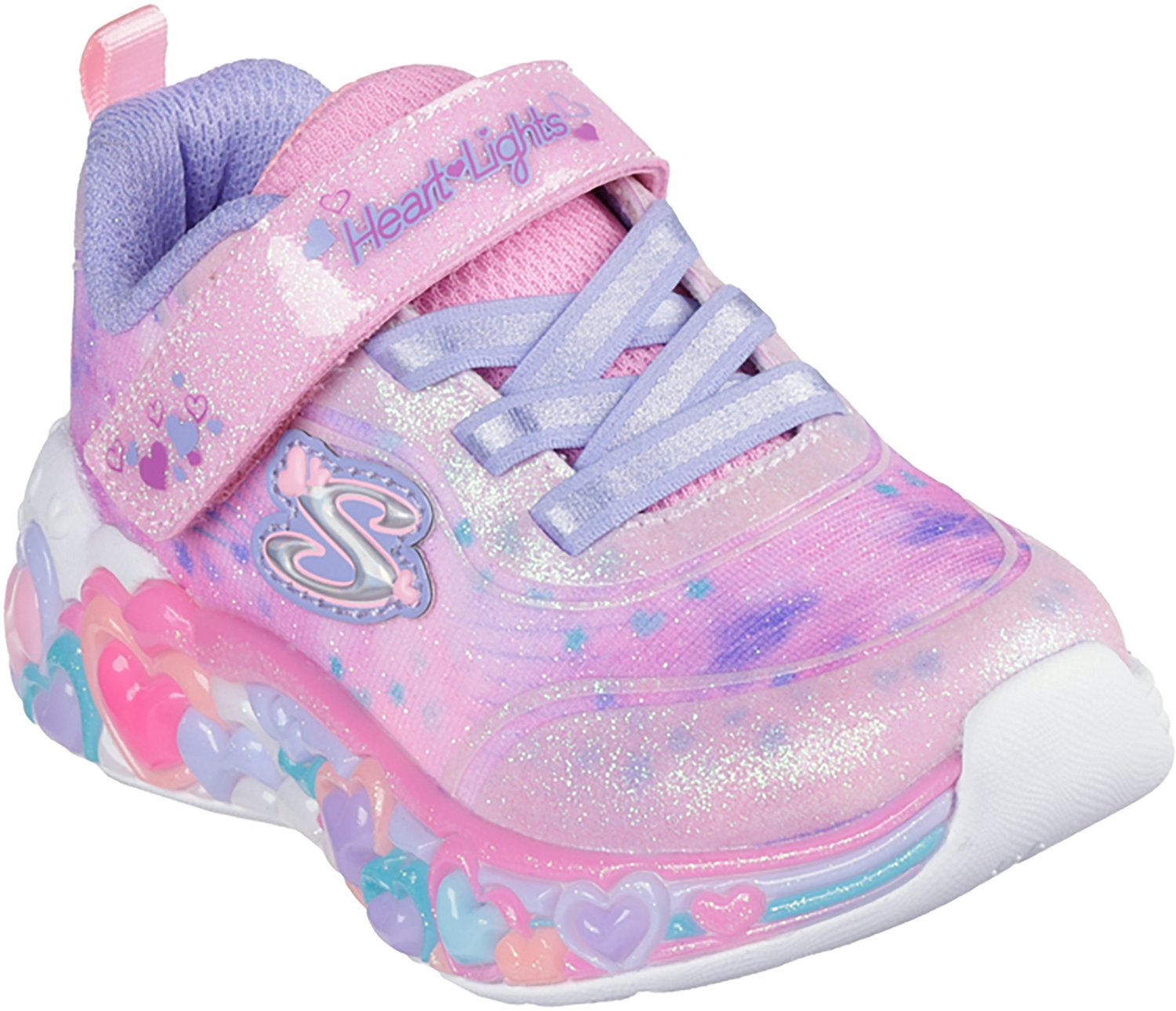 SKECHERS Girls' S-Lights Eternal Heart Lights Shoes - view number 3