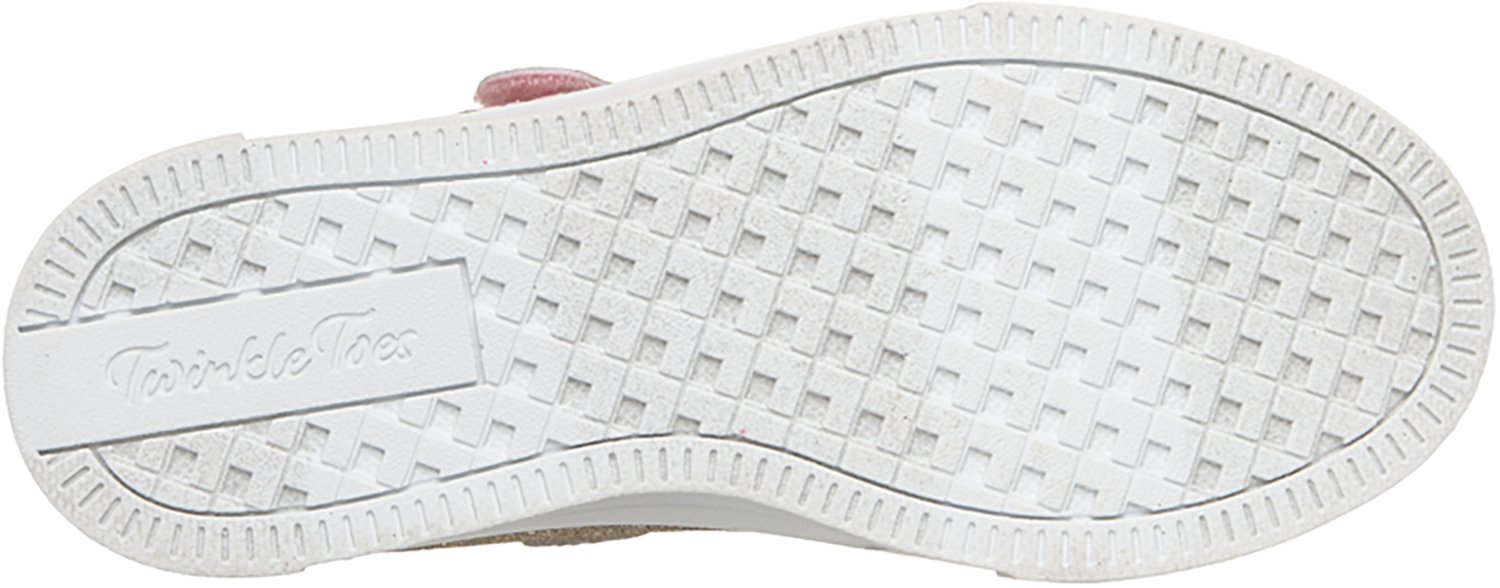 SKETCHERS Girls’ Twinkle Toes JGoldcrown Twinkle Sparks – Love Medley Shoes - view number 6