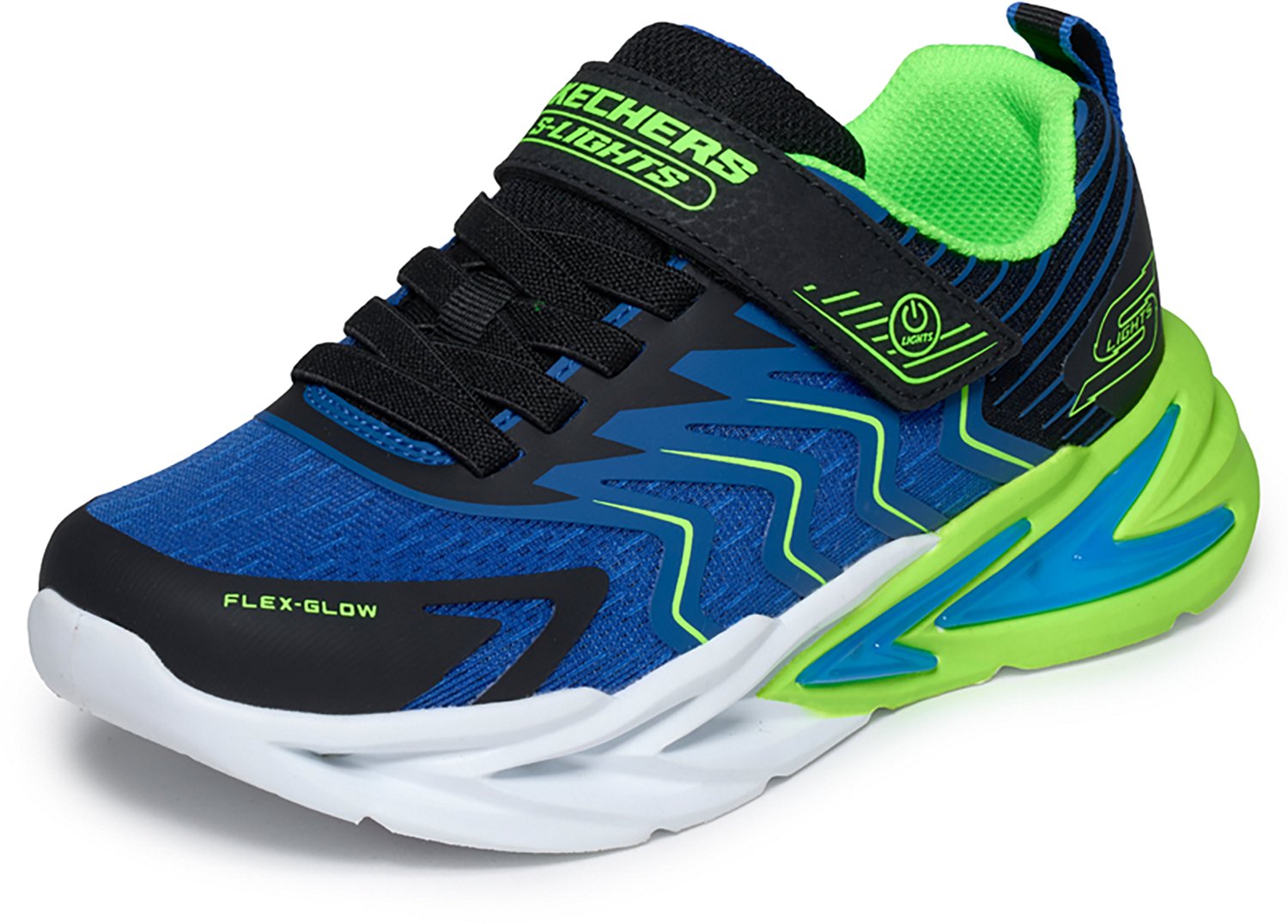 SKECHERS Boys’ S‑Lights Flex‑Glow Ultra Prism‑Pacer Light‑Up Shoes - view number 4
