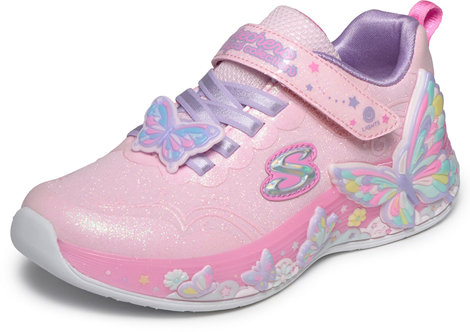 SKECHERS Girls' S-Lights®: Butterfly Bliss Shoes - view number 4