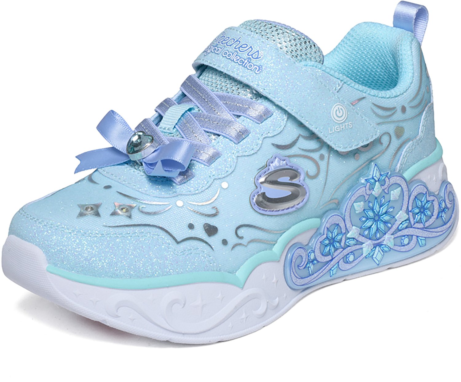 SKECHERS Girls' S-Lights®: Princess Steps Shoes - view number 4