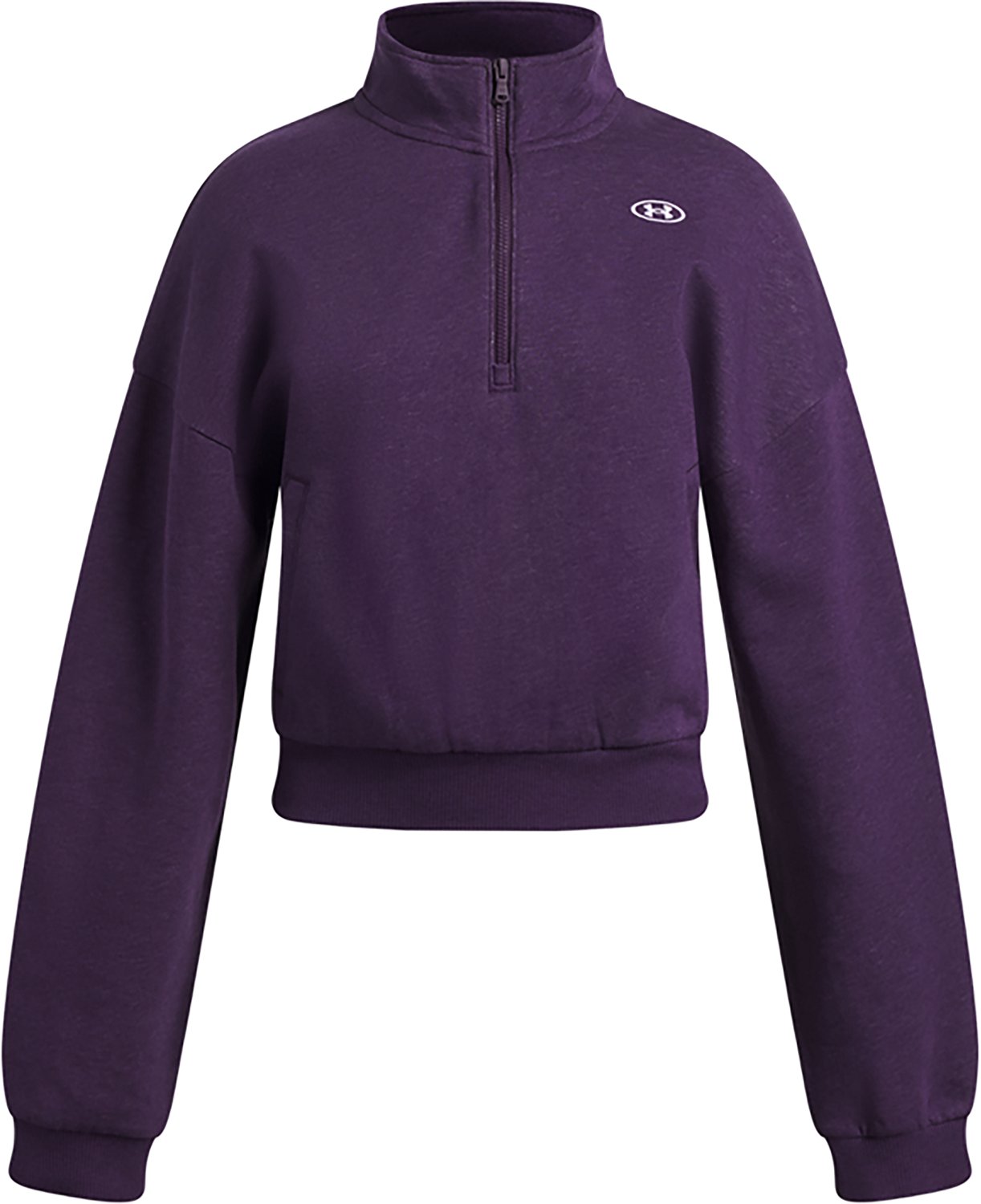 Under Armour Girls' Rival Fleece 1/2-Zip Top