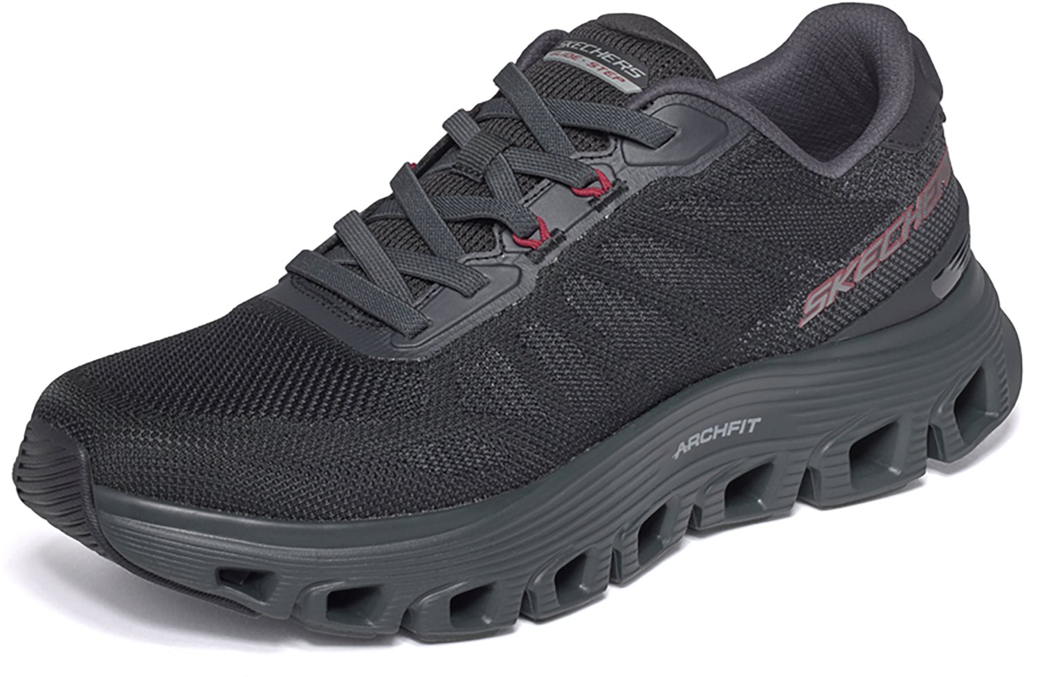 SKECHERS Men's Arch Fit GlideStep Wave Non Slip-In Shoes - view number 4