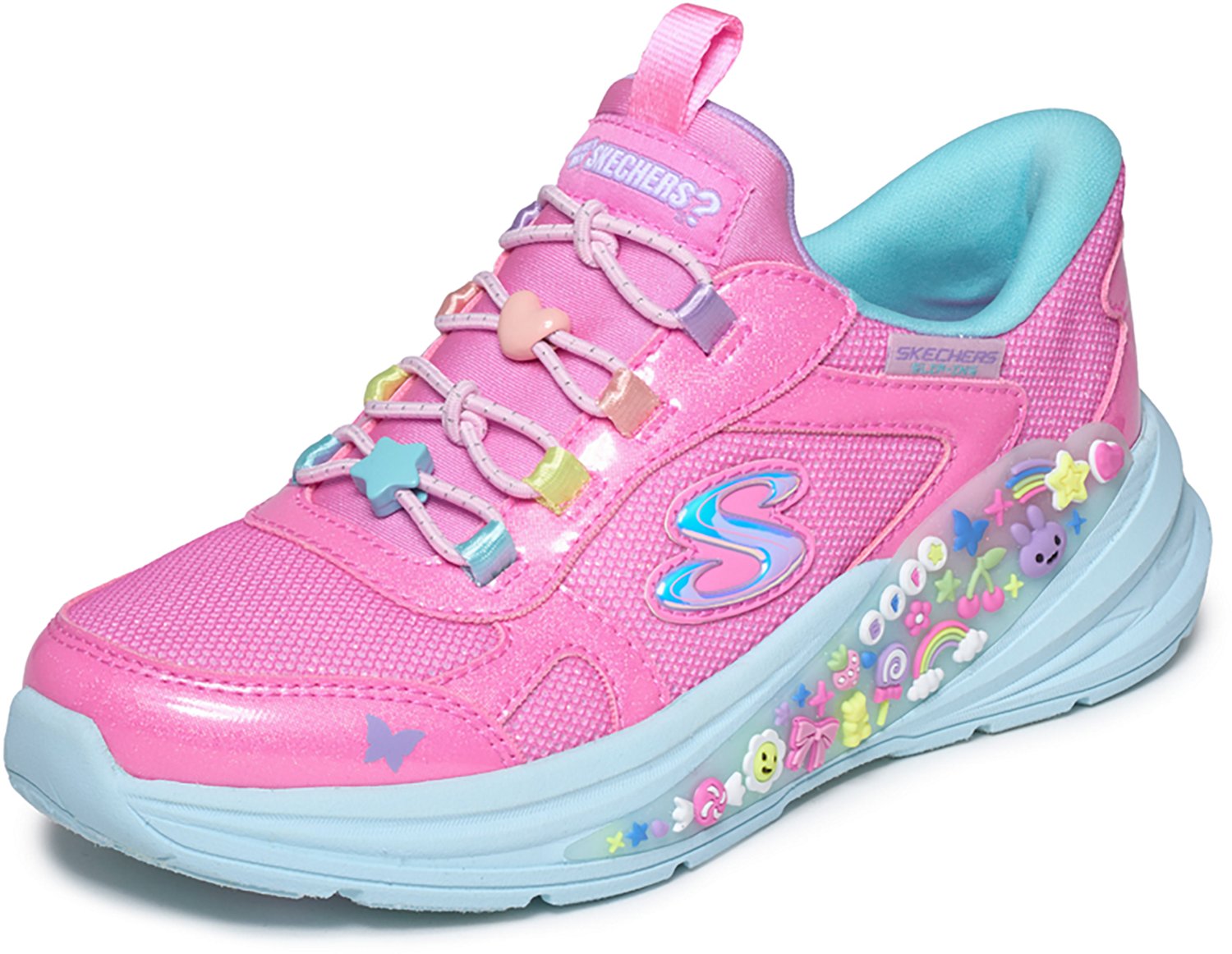 SKECHERS Girls' Slip-ins: Hyper-Quest - Where's My™ SKECHERS®? Charm Pop Shoes - view number 4