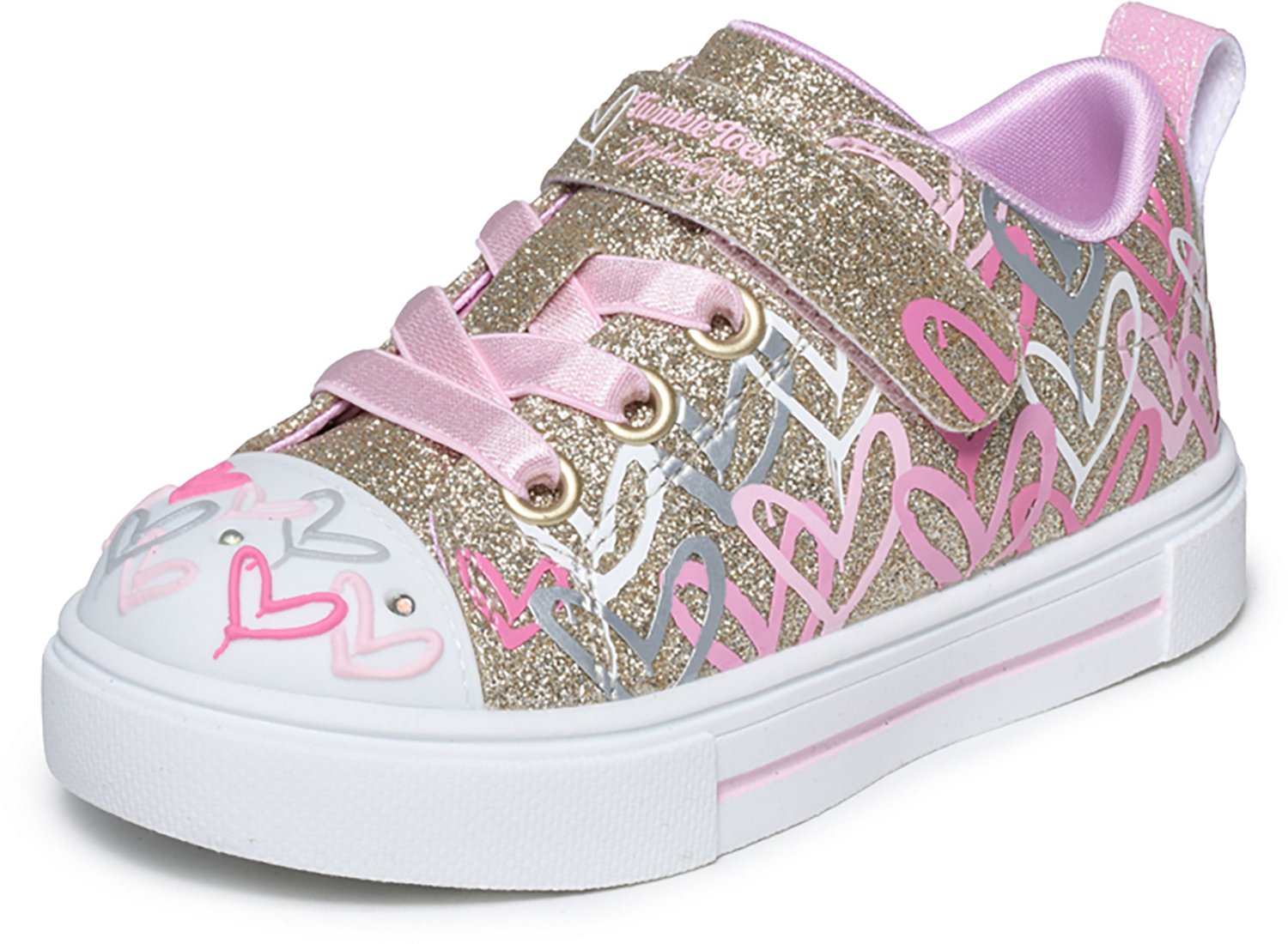 SKECHERS Kids' Twinkle Toes Twinkle Sparks Love Medley Shoes - view number 4