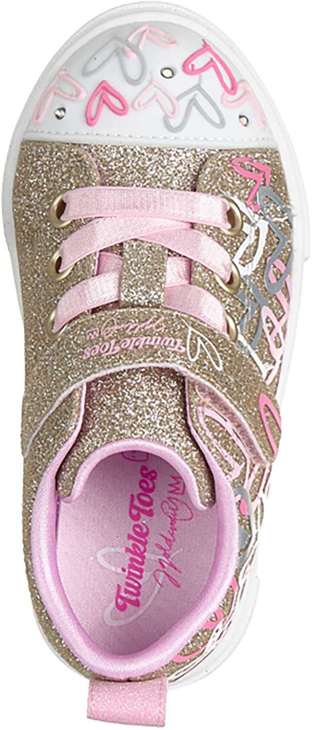 SKECHERS Kids' Twinkle Toes Twinkle Sparks Love Medley Shoes - view number 5
