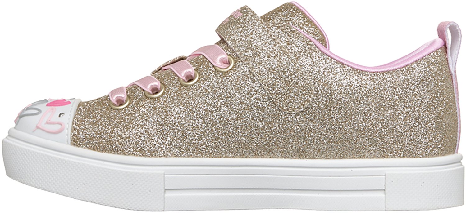 SKETCHERS Girls’ Twinkle Toes JGoldcrown Twinkle Sparks – Love Medley Shoes - view number 2