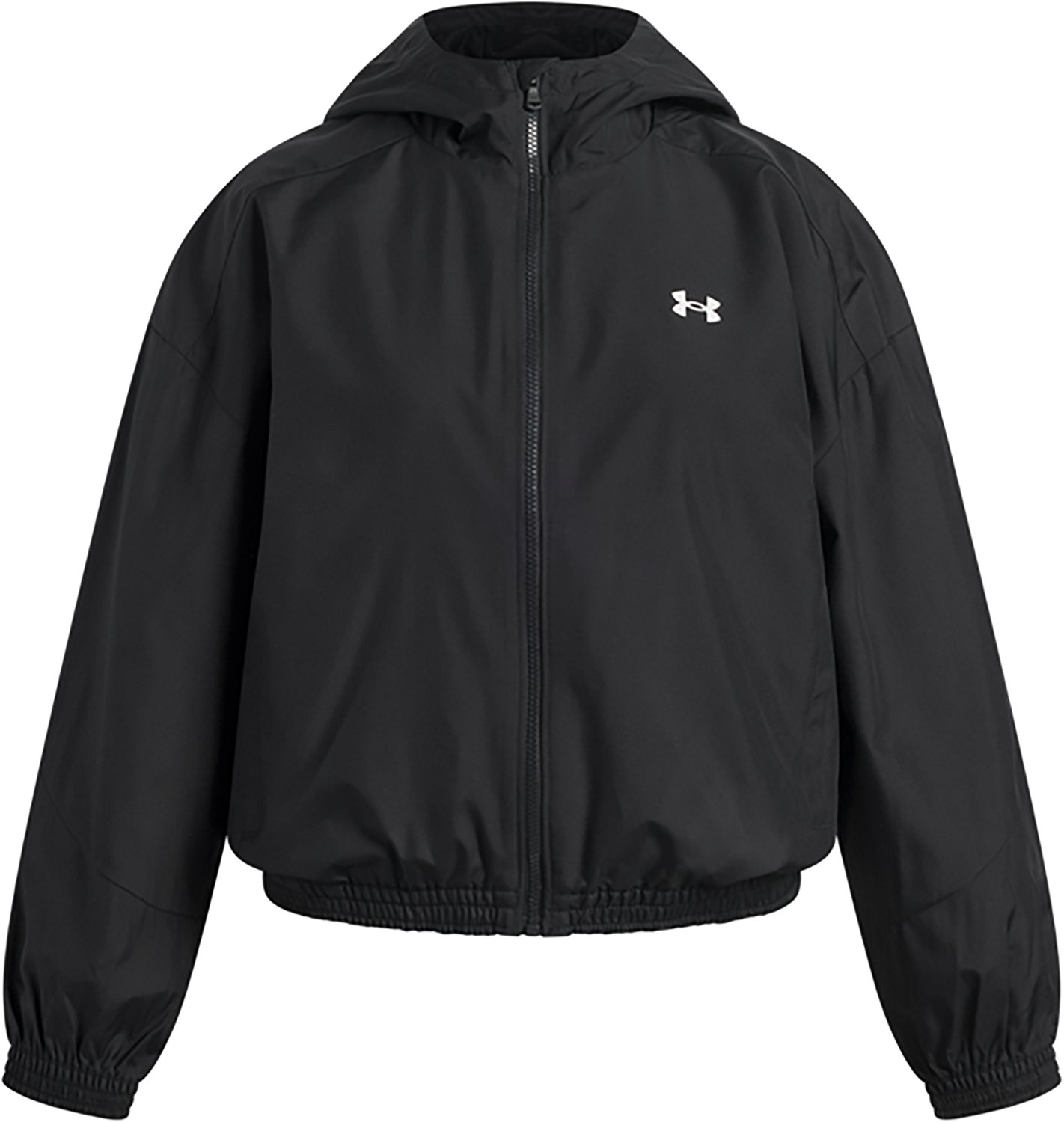 Under Armour Girls' Icon Woven Full-Zip Top