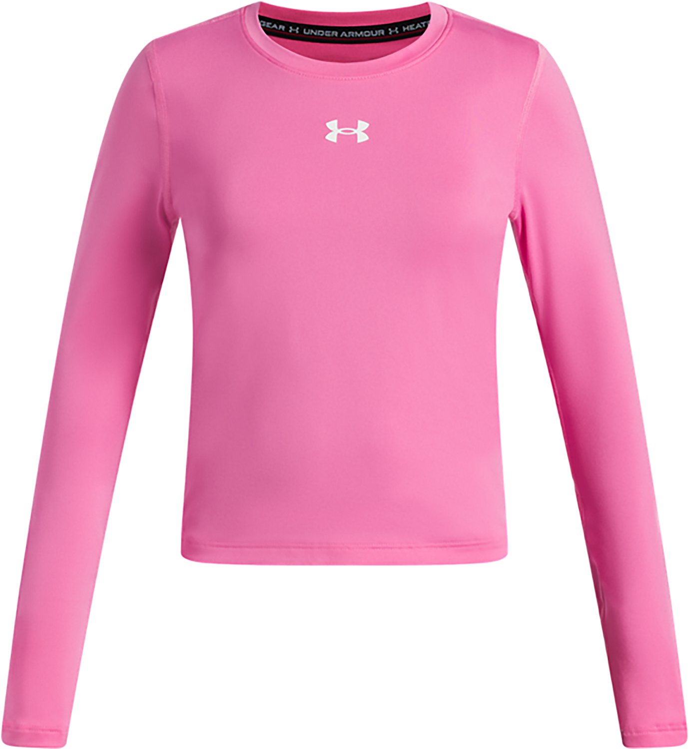 Under Armour Girls' HeatGear Crew Top