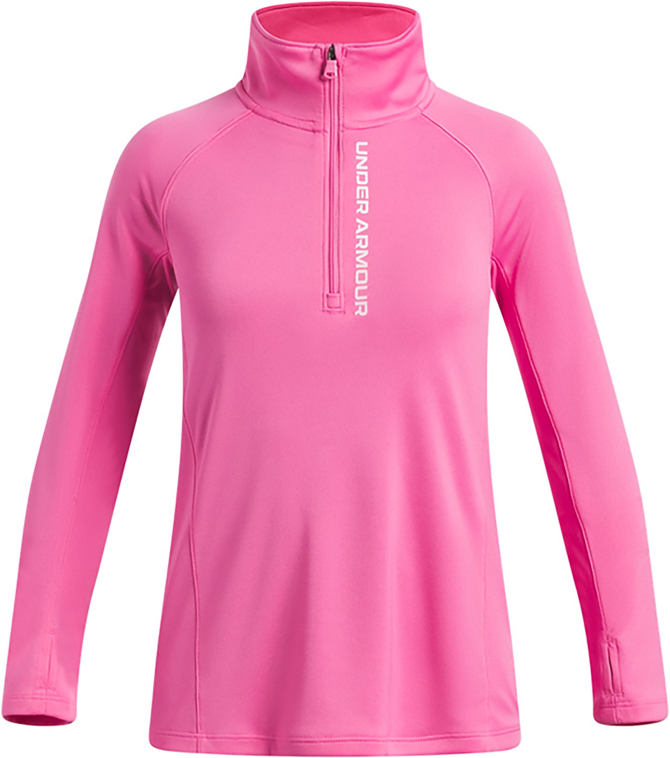 Under Armour Girls' Tech Branded 1/2-Zip Top