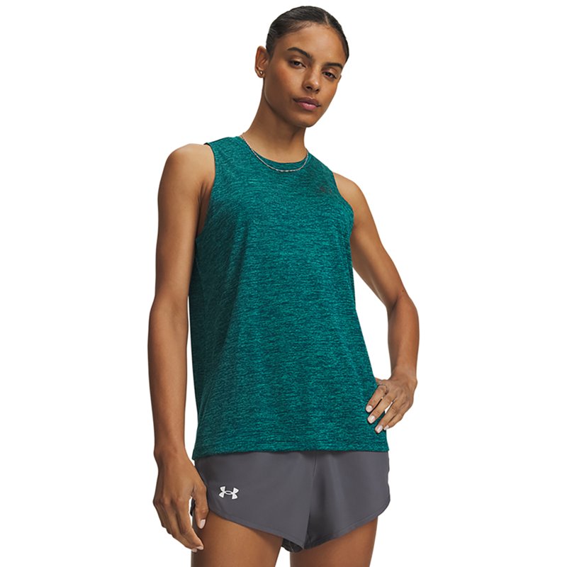 Under Armour Women's Tech Twist Tank - Arden Green/Black