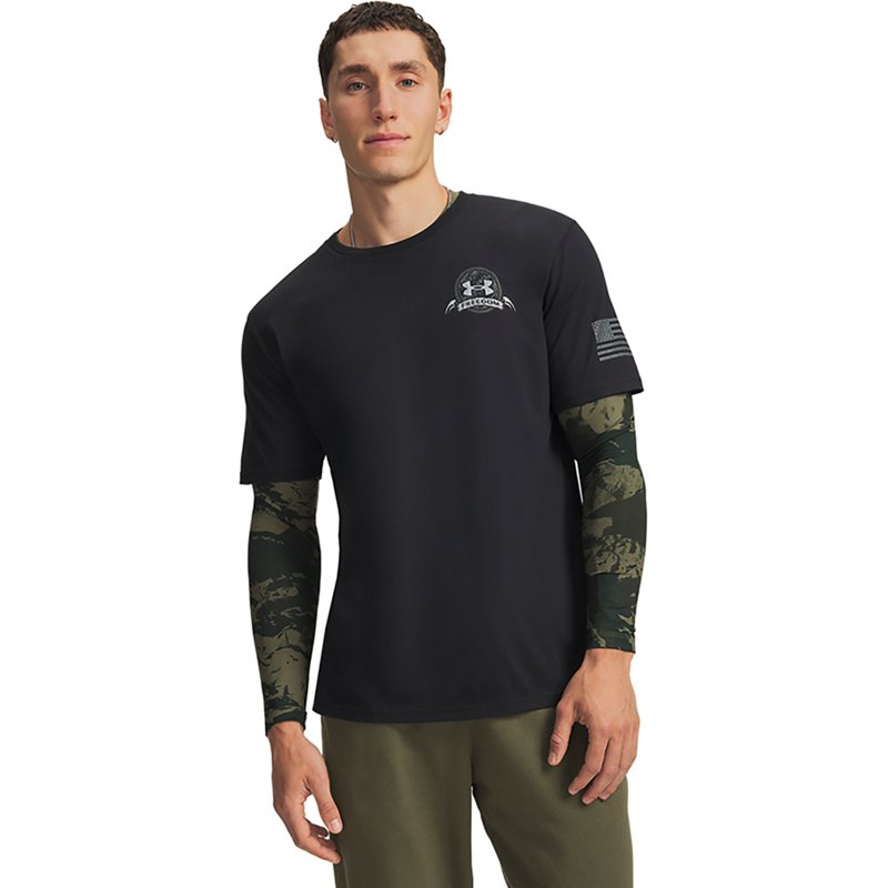 Under Armour Freedom Military Snake Short-Sleeve T-Shirt - Black