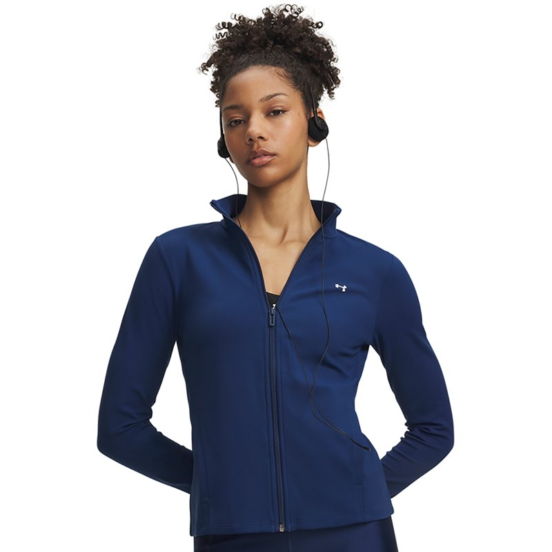 Under Armour Women's Motion Full-Zip Jacket - Blackout Navy / / White