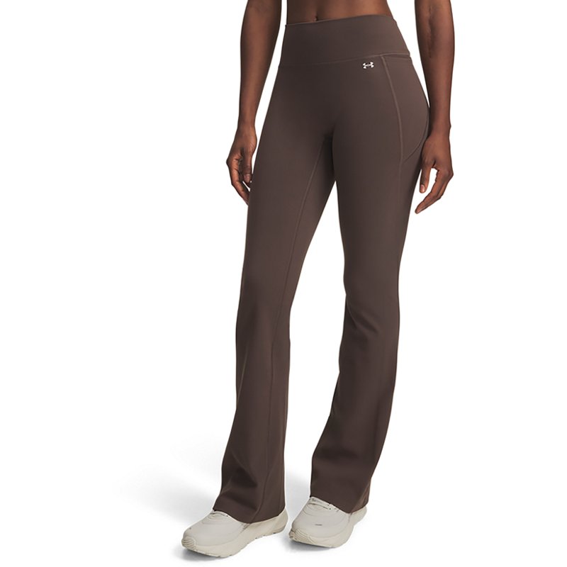 Under Armour Women's Ua Motion 4-Way Stretch High-Rise Boot Cut Pants - Peppercorn / / White