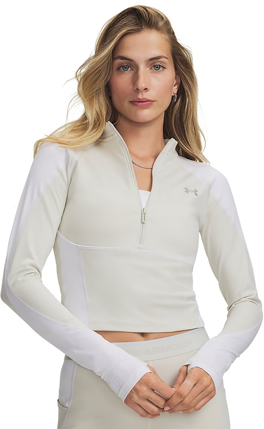 Under Armour Women's ColdGear Elite Half-Zip Long Sleeve Top