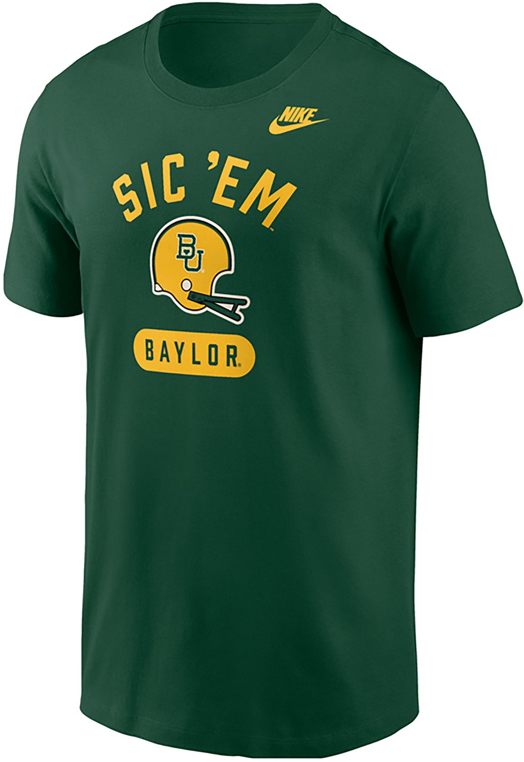 Nike Men's Baylor Mantra Arch Over Helmet Short Sleeve T-shirt