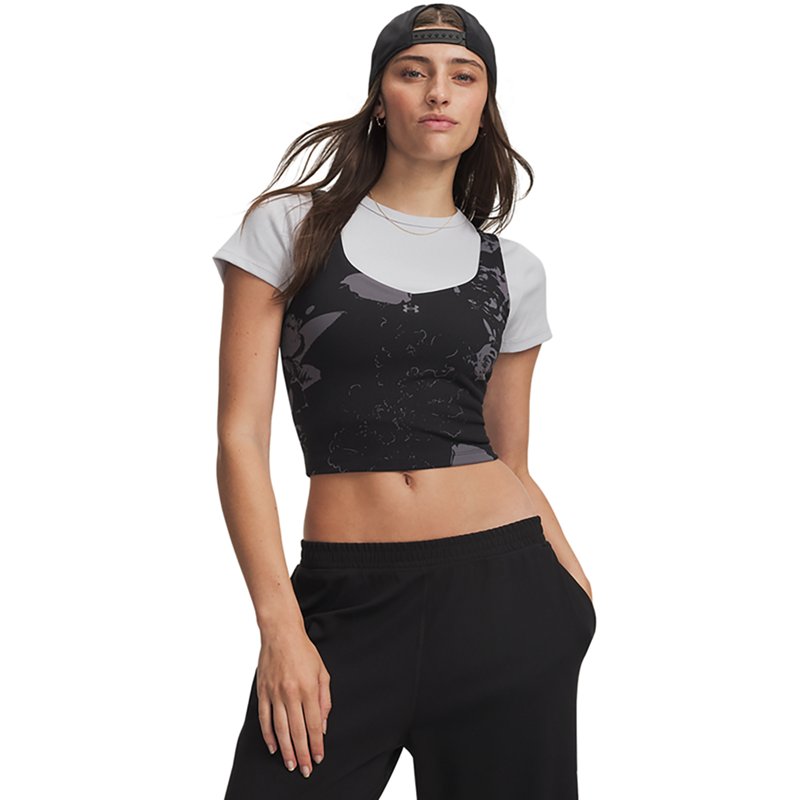 Under Armour Women's Motion Print Tank Top - Black