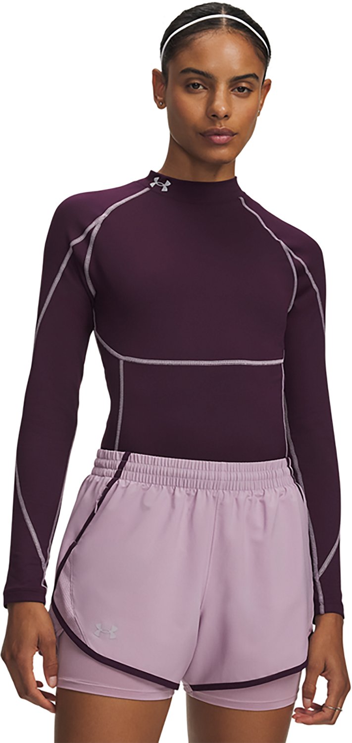 Under Armour Women's ColdGear Elite Mock Neck Long Sleeve Top