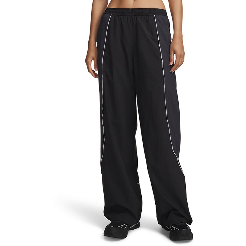 Under Armour Women's Unstoppable Woven Wind Pants, Medium, Ultimate Black/Anthracite