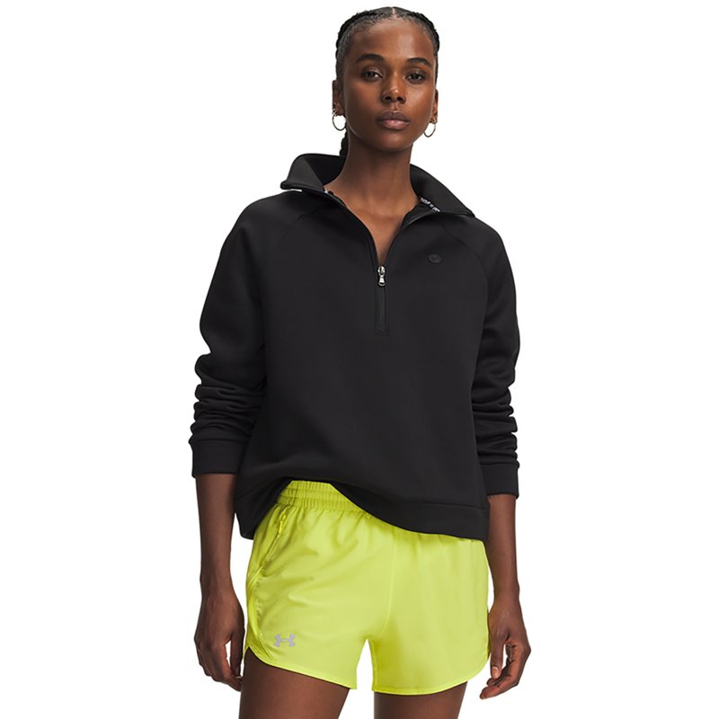 Under Armour Women's Fleece Zipper Sweatshirt - Ultimate Black