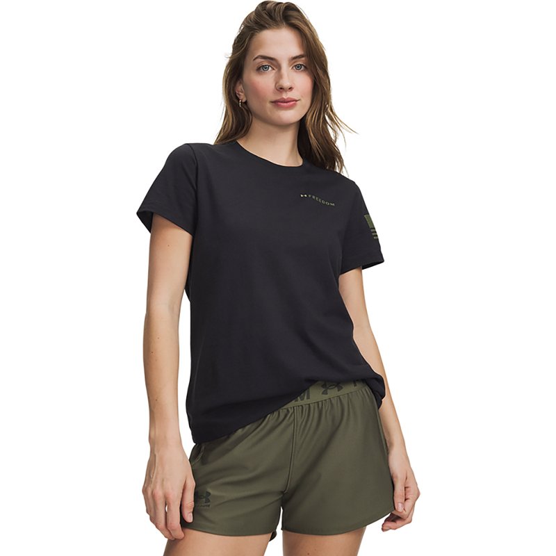 Under Armour Freedom Banner Short-Sleeve T-Shirt - Black/Marine OD Green