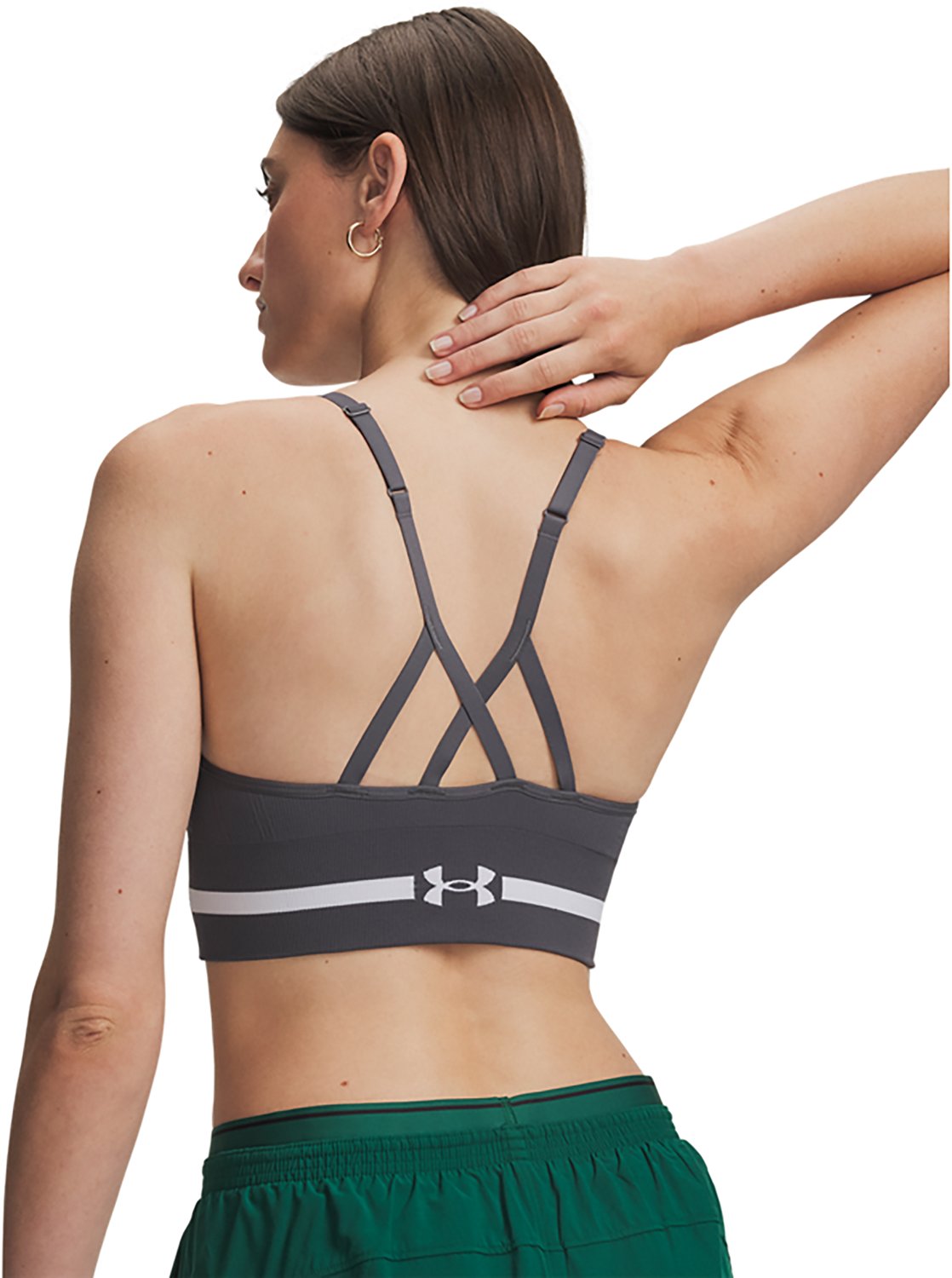 Under Armour Women's Seamless Long Low Impact Bra                                                                                - view number 2