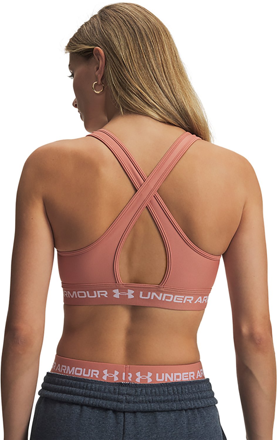 Under Armour Women's Crossback Mid Sports Bra                                                                                    - view number 2