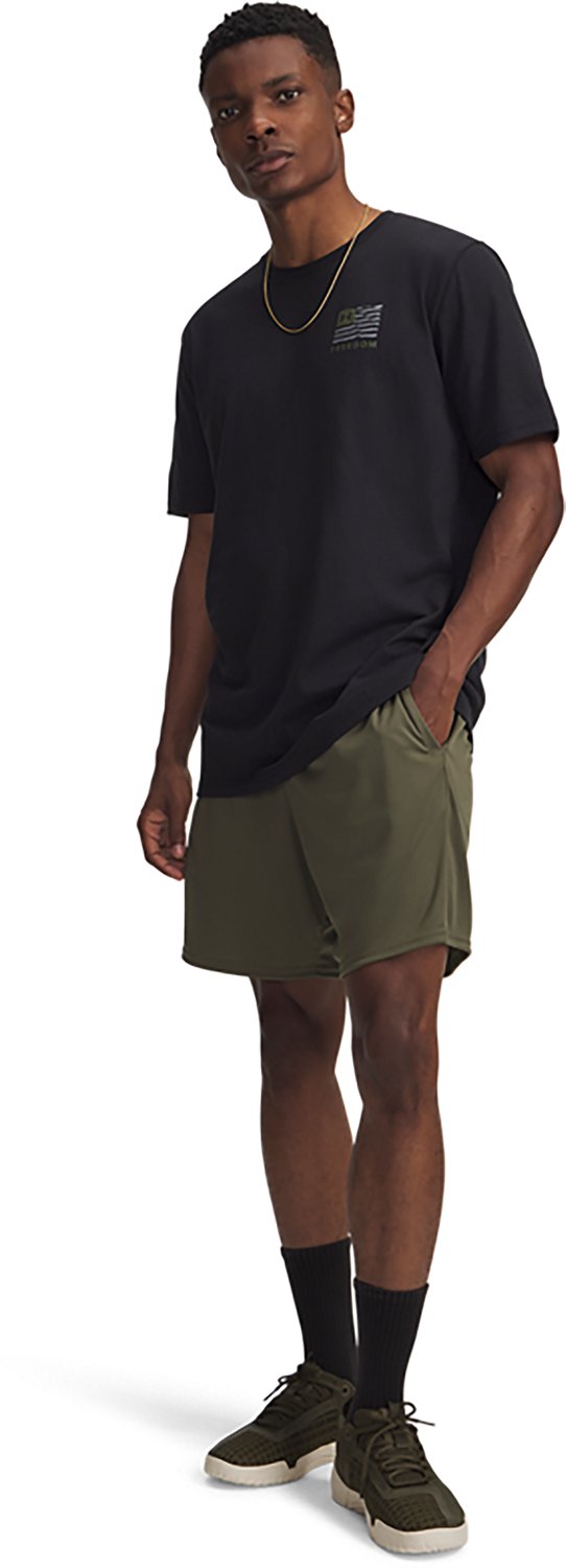 Under Armour Men's Freedom Tech Big Flag Logo Shorts 7 in - view number 3