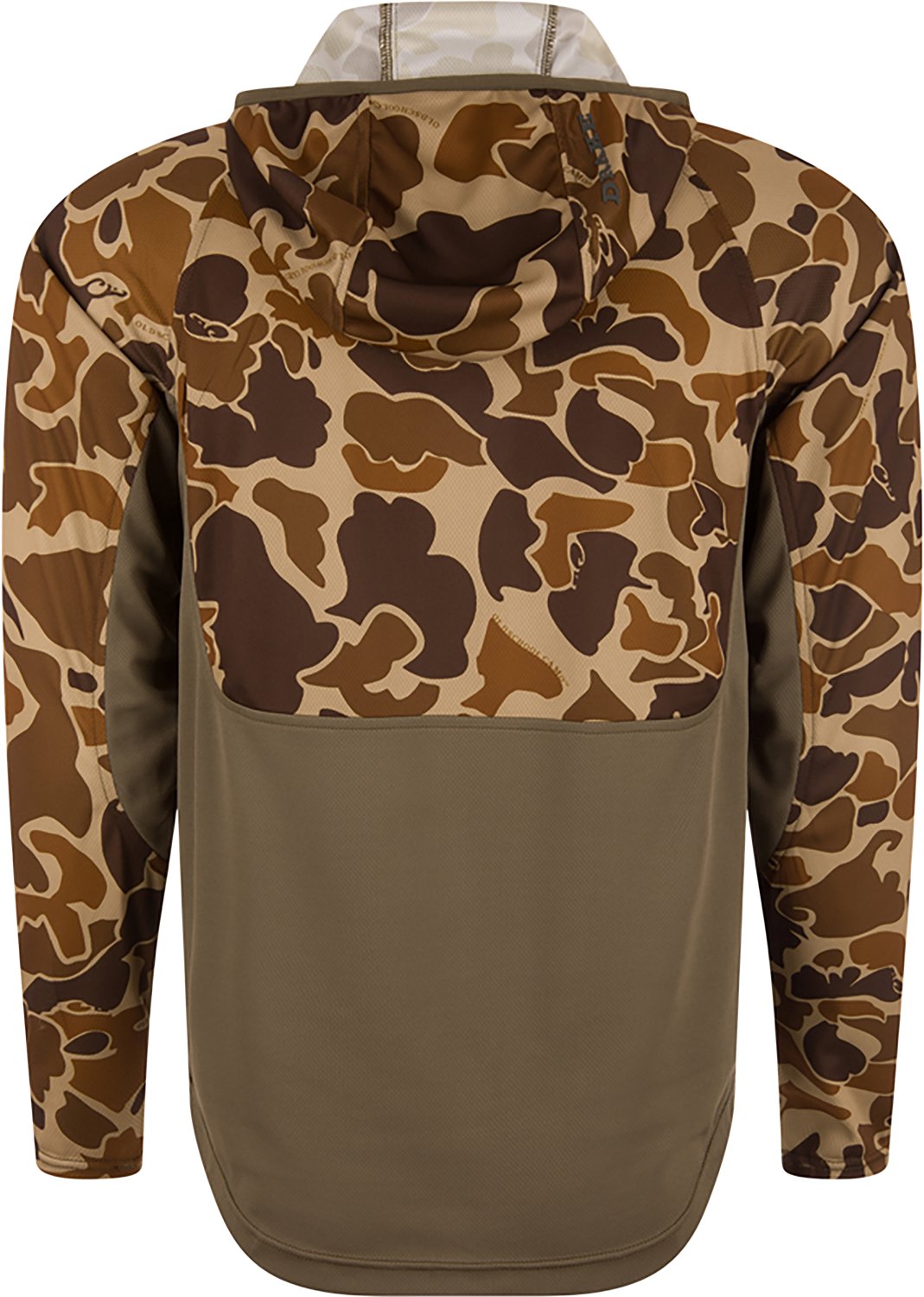 Drake Men's EST Performance 1/2 Zip Camo Hoodie - view number 2