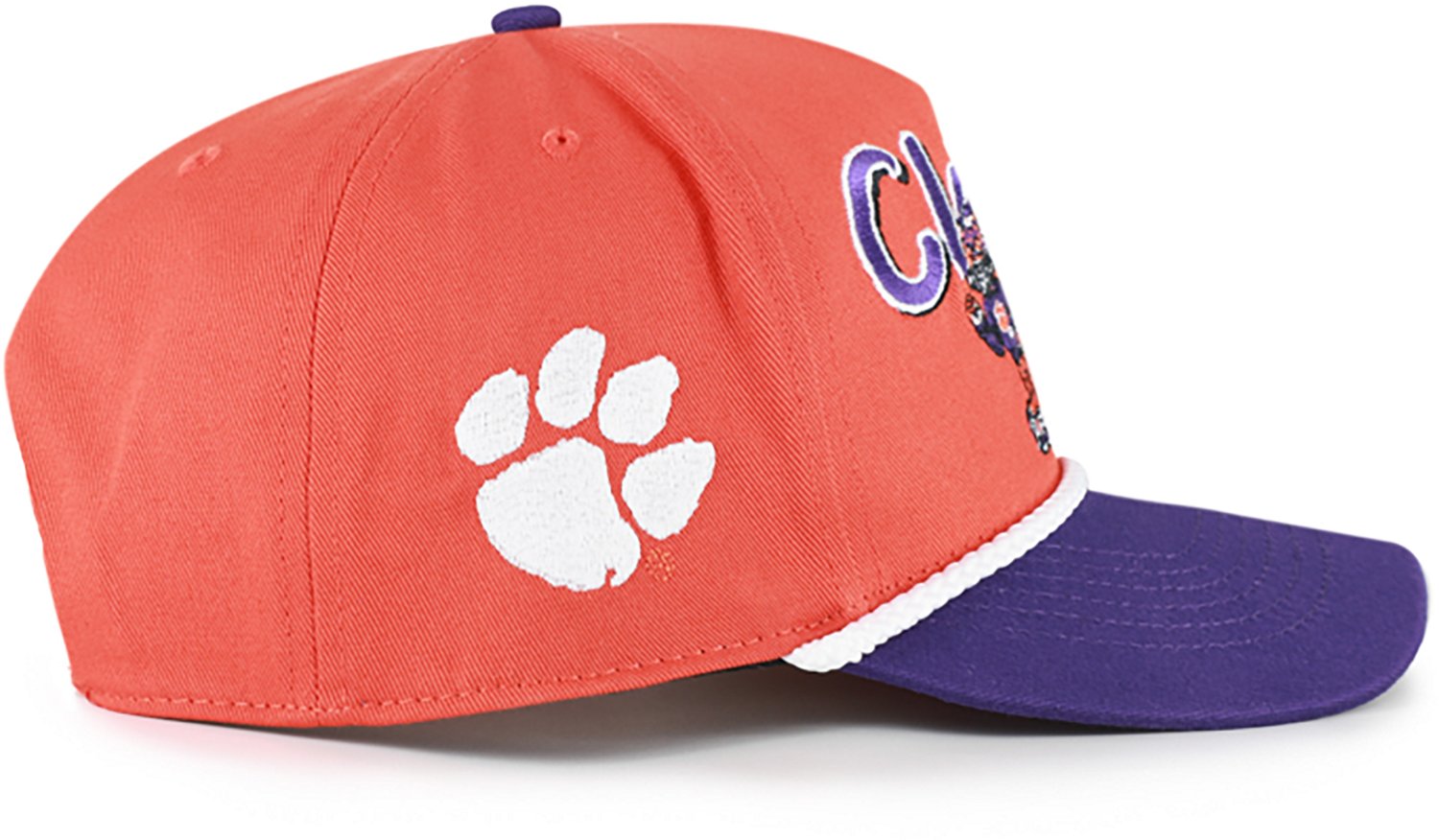 47 Adults' Clemson Primary Logo Mascot Mania Hitch Cap