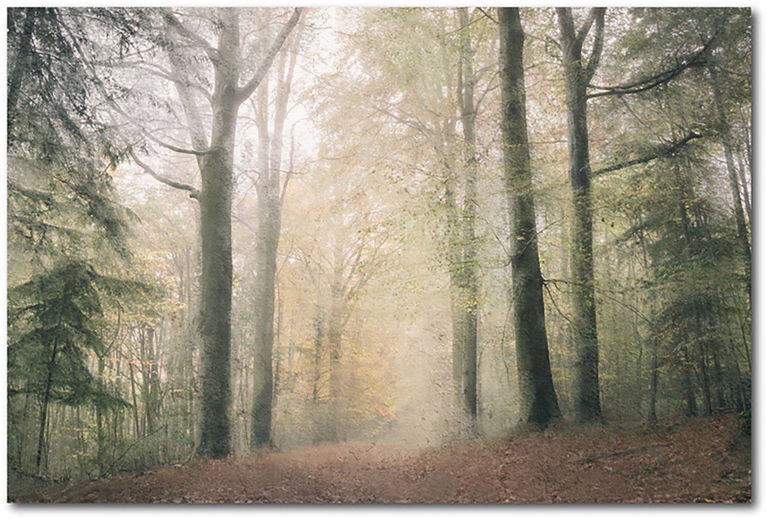 Courtside Market Morning Walk 30 x 40 in. Gallery-Wrapped Canvas
