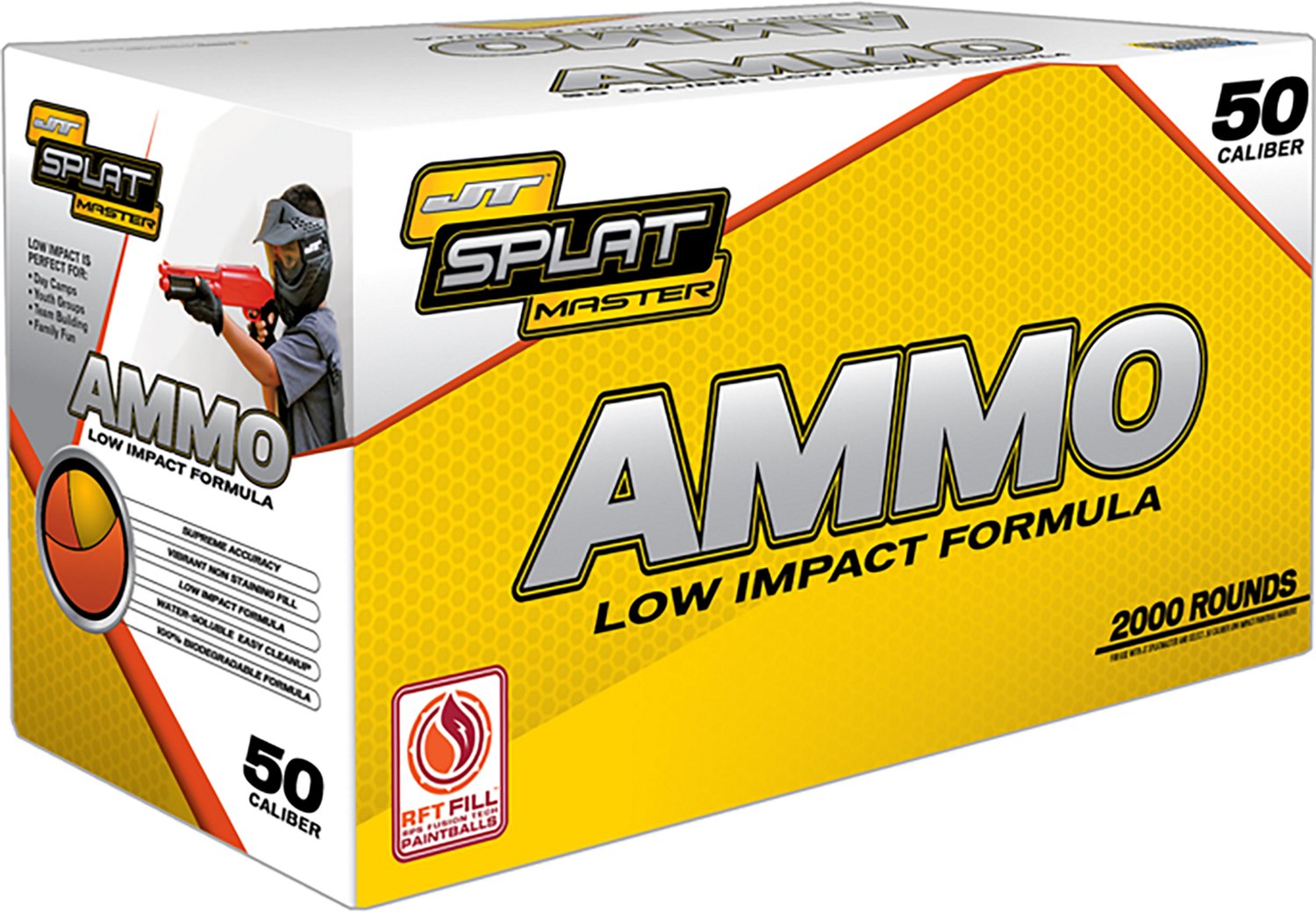 JT Sports SplatMaster .50 Caliber Paintballs 2,000-Count