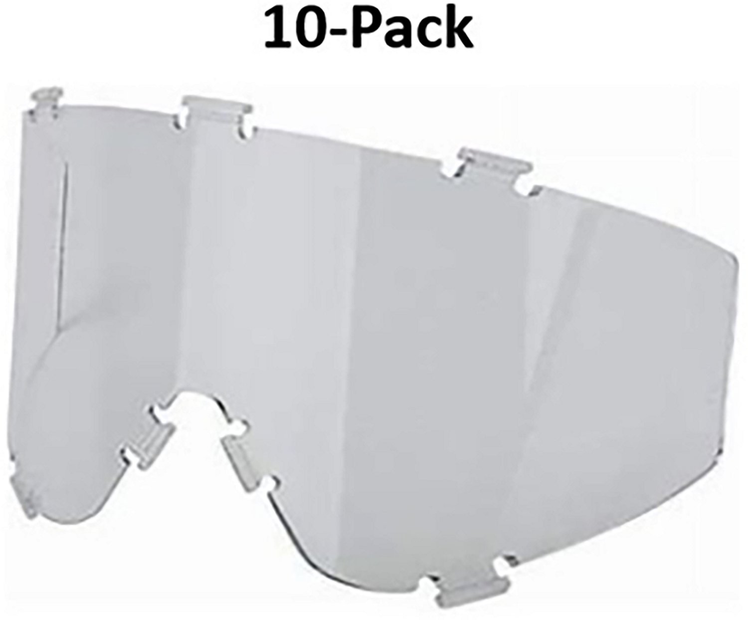 JT Sports Spectra Paintball Mask Replacement Lens 10-Pack