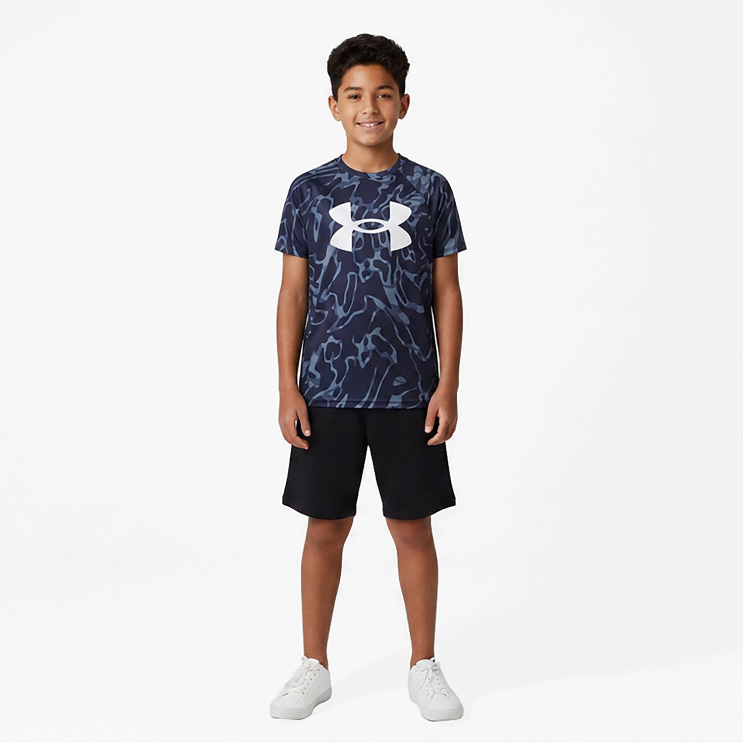 Under Armour Boys' UA Tech Printed Short Sleeve T-shirt