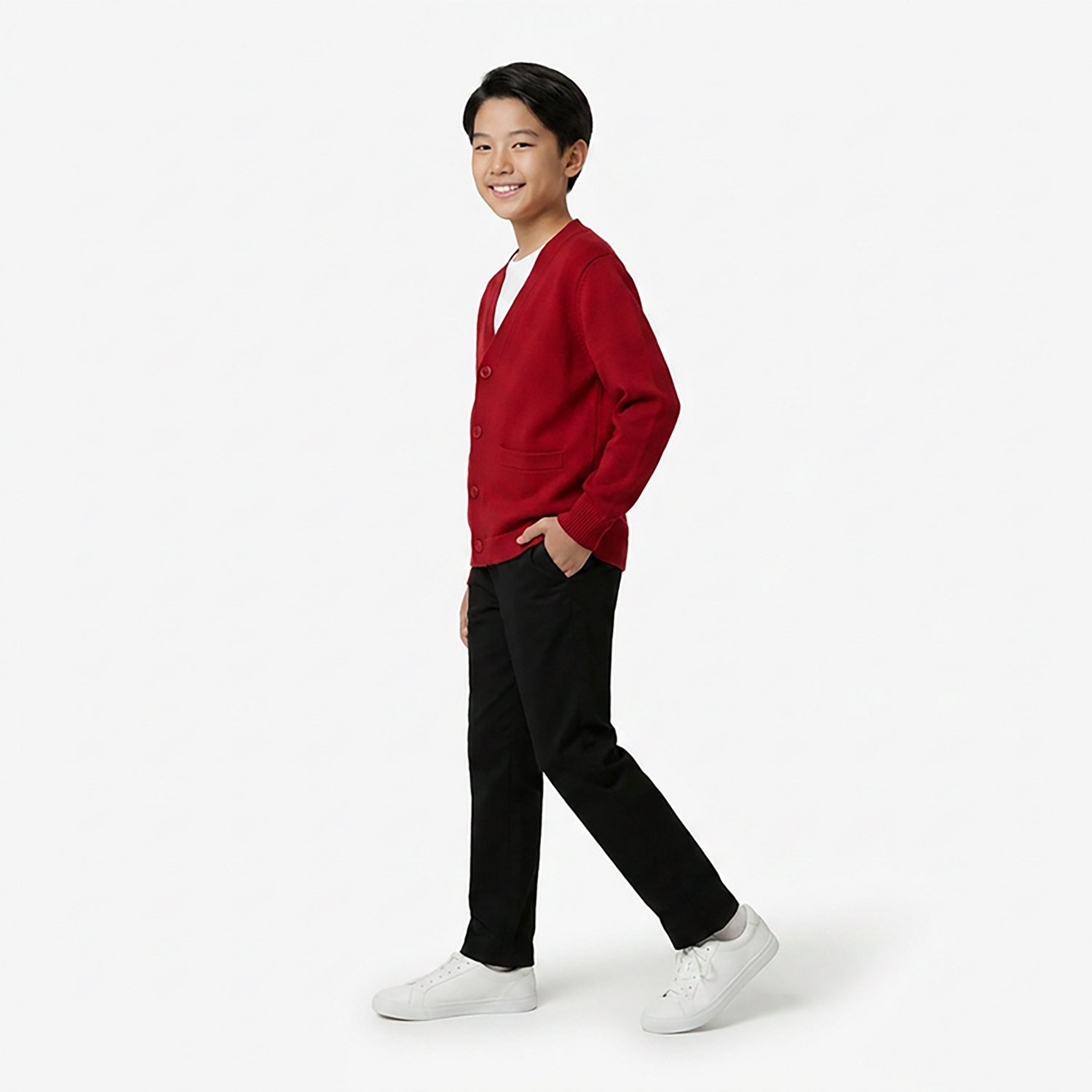 French Toast Boys' Antipill Cardigan                                                                                             - view number 2