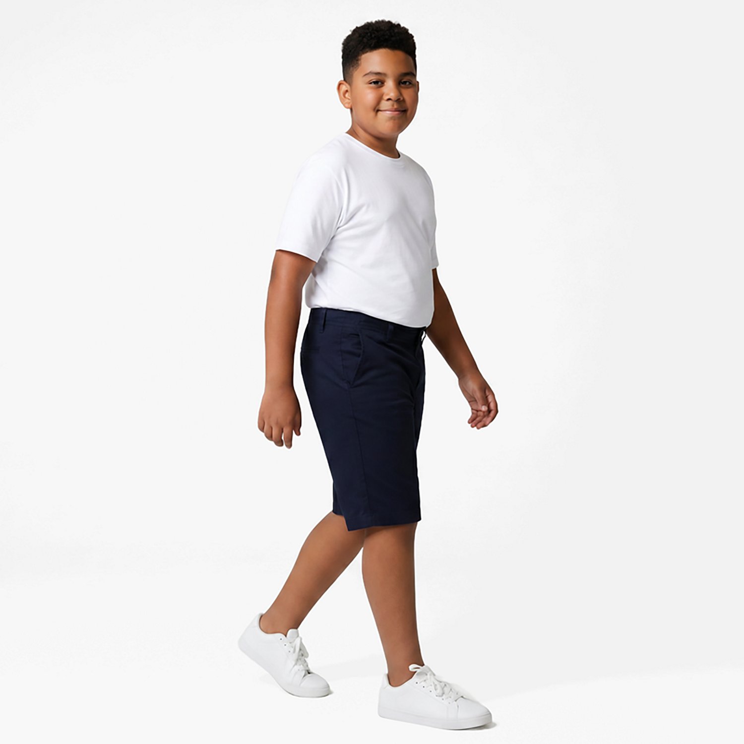 French Toast Boys' Flat Front Stretch Performance Shorts                                                                         - view number 3