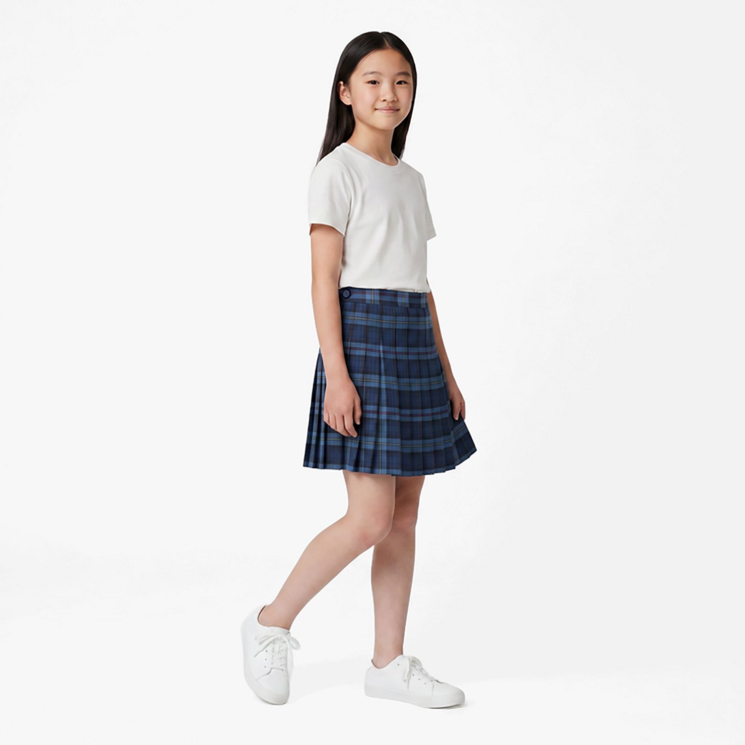 French Toast Girls' Plaid Pleated Uniform Skirt